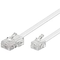 CABLEPELADO Cable telefonico RJ11 a RJ45 3 M Blanco